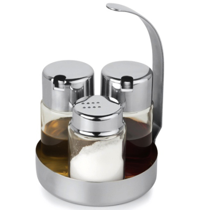 Galheteiro Redondo - 4 Peças